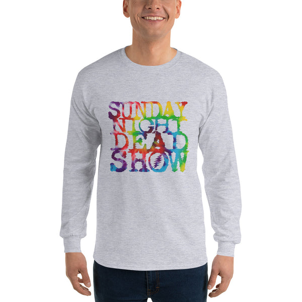 SNDS - Multicolor Print - Gildan Men’s Long Sleeve Shirt